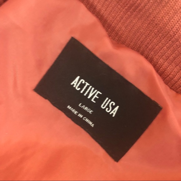 Active USA Jackets & Coats Salmon Puffer Jacket Poshmark